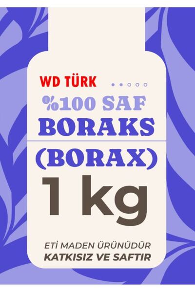 WD Türk Boraks 1 kg %100 Saf ve Doğal