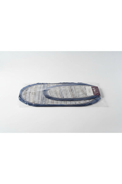 YAZICI Set de toaletă oval cu ciucuri din 2 piese 60x100 + 50x60 – Set de tal...