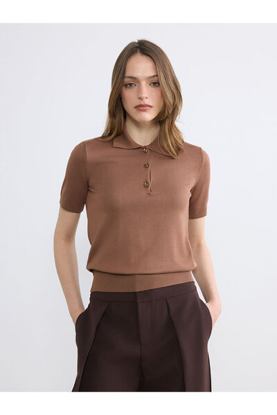 LC Waikiki Esvab • Modern & Distinctive Devrik Roba Collar Women's Knitwear S...
