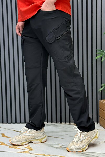 WAFRA Pantaloni tactici de vară pentru bărbați material elastic elastic respi...