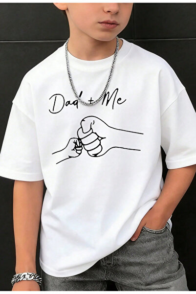 Let's Wear Татко, аз съм отпечатан на тениска с къс ръкав