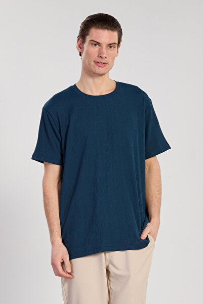 BARRELS AND OIL Ανδρικό T-Shirt με λαιμόκοψη Crew Neck - Βενζίνη