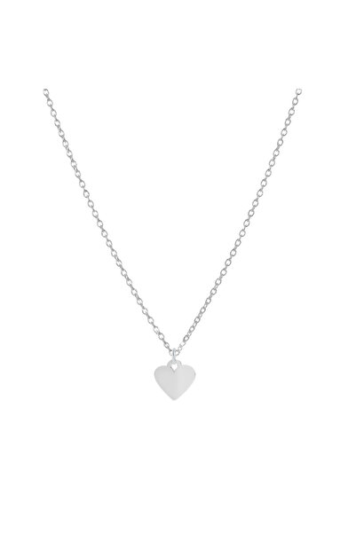 BIJUTERIA NEAGRA 925 Sterling Silver Heart Pendant Necklace