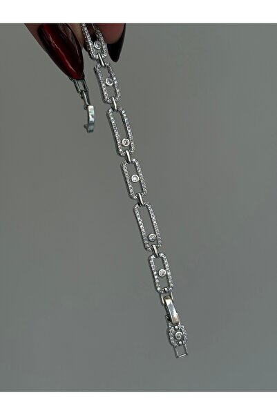 VİP AKSESUARRR KADIN MARKA TASARIM SİLVER ÇELİK BİLEKLİK