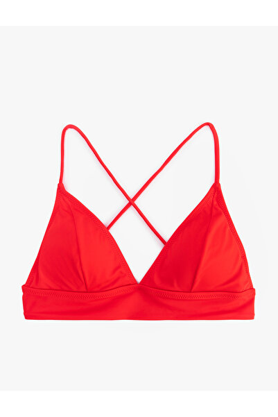 Koton Top de bikini tip bralet cu bretele încrucișate