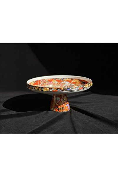 Lavin Çırağan Home Hrms Porselen Ayaklı Sunumluk & Pasta Stantı