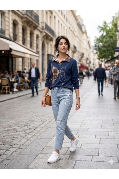 MODELİSA GÖMLEK DETAYLI SWEATSHIRT KADIN