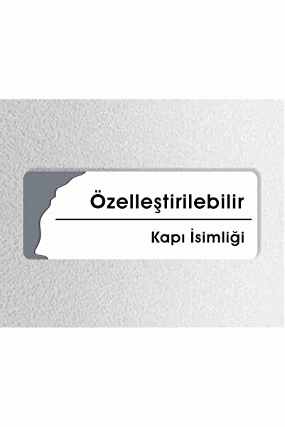 zafrakreklam Klasik Seri Özelleştirilebilir Ofis Oda Kapı İsimliği Yönlendirm...
