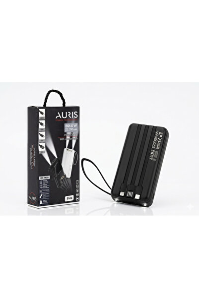 Auris YM539 22.000 mAh 82.5W Ultra Hızlı Şarj Destekli Kablolu Powerbank