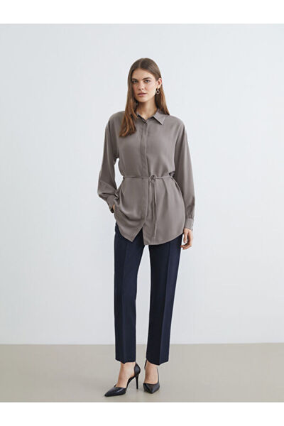 LC Waikiki Rmz Gi̇yi̇m Farkiyla Waist Drawstring Carrot Planting Women's Pants