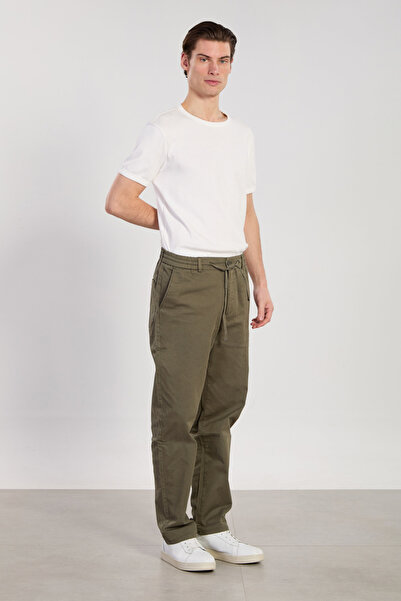 BARRELS AND OIL Men's Gabardine Jogger Pants pants - khaki