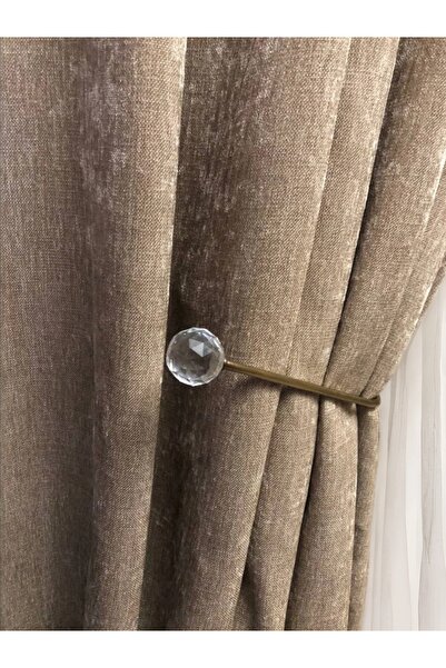 CARMEN ROSE Lüx Kolbağı Perde Toplama Demiri Perde Aksesuar