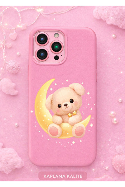 kılıfevreni حافظة هاتف آيفون 12 برو مخمل ذات سطح داخلي وردي منقوش + شاشة زجاج...