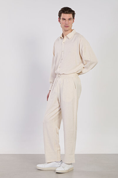 BARRELS AND OIL Men's Drapey pants - natural