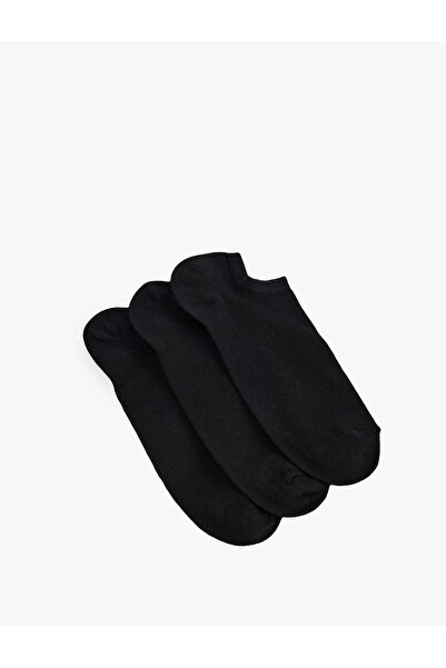 Koton Σετ 3τμχ Βασικές Αόρατες Κάλτσες Βαμβάκι τεμαχίων