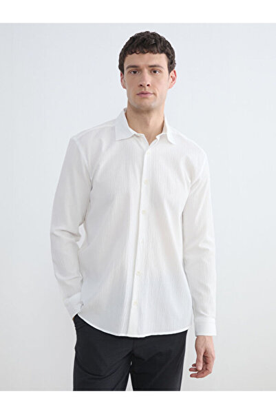 LC Waikiki Rmz Gi̇yi̇m Farkiyla Standard Fit Men's Shirt