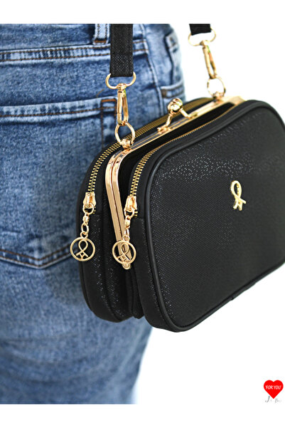 JARA Bag Dublin Women's 4-Compartment Lined Scholarship Bag with Zipper Closu...