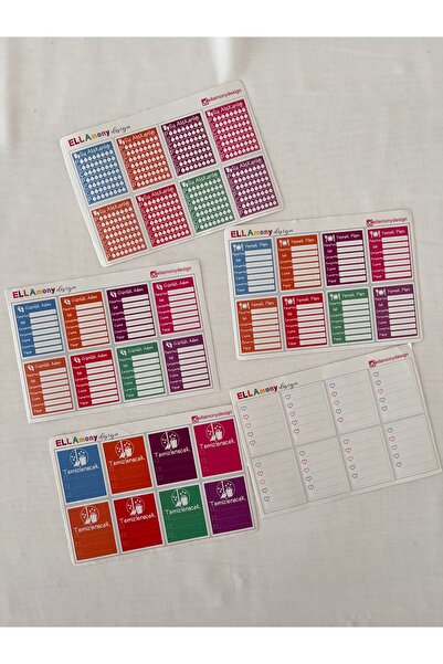 Ellamony Agenda Sticker, Planner, Bullet Journal, Scrapbook - Habit Tracker S...