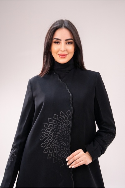 Moon Formal abaya with blazer, suitable for special occasions and work.