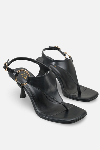 Liza Shoes Özge Women's Flip Flops Heeled Shoes A012-K23430