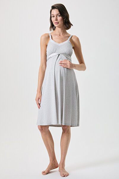 Penyemood bumbac 100% cămașă de noapte pentru gravide