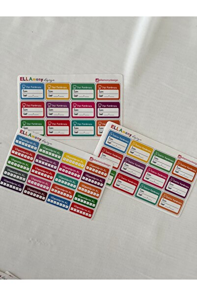 Ellamony Agenda Sticker, Decal, Planner, Bullet Journal, Scrapbook - Health K...