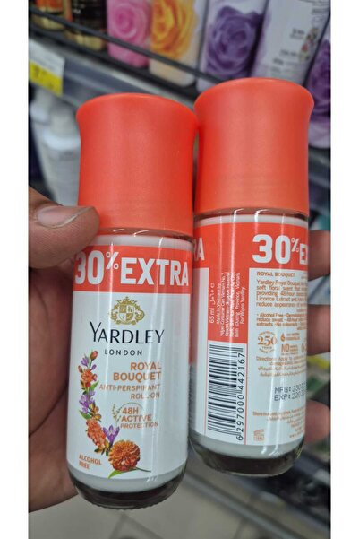 YARDLEY مزيل عرق رول أون برائحة باقة رويال 50 مل