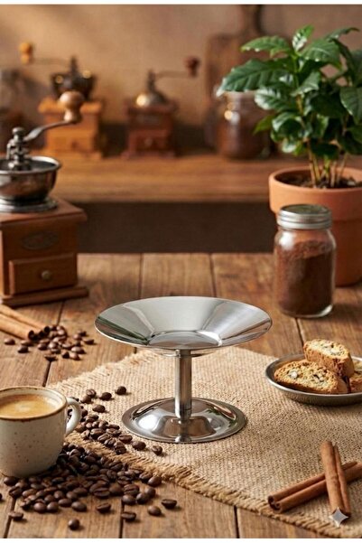 ÖZBURAK Çelik Lokumluk Ikramlık Sunumluk & Kahvaltılık Çap:10.5 Boy: 7 cm