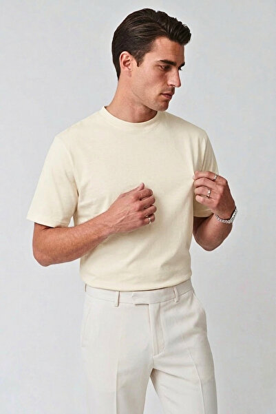 GUARAZ Old Money Men's 100% Soft Fabric Round Neck Cotton Pack Basic T-Shirt