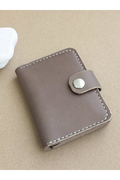 LUNA LUSTER Father's Day Gift Genuine Leather Minimal Pocket Simple Design Men's Wallet Card Holder Drc-23