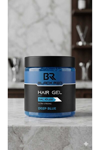 Black Red Black Red Dark Blue Strong Hold Styling Gel – Strong Hold & Shine 5...