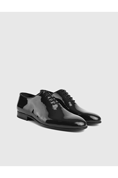 İLVİ Cesare Genuine Patent Leather Leather Black Men's Tuxedo Shoes
