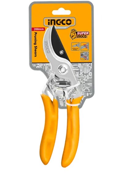 Ingco Vine Shears 8" 200mm with Rubber Handle