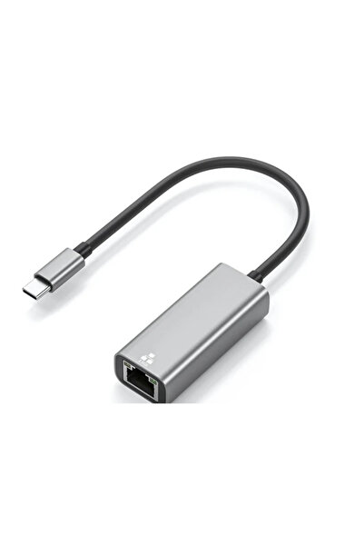 CT STONES كابل إيثرنت Ally Type-C إلى Rj 45 بسرعة 2.5 جيجابت في الثانية-(5775)