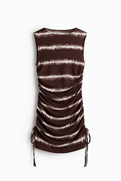 H&M فستان شاطئي مزين برباط