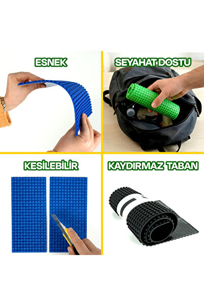 MEGA ESNEK BLOK MAT 20x20 YEŞİLL