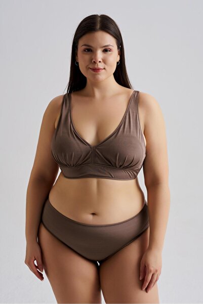 AQUAVİVA Set bikini Valeria efect modelator pentru femei, mărime mare, nurcă