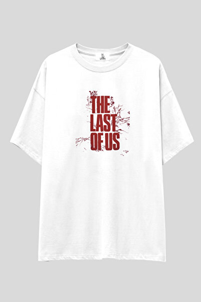 UmbraWear The Last of Us majica prevelikog kroja | Unisex 100% pamuk, crno-be...