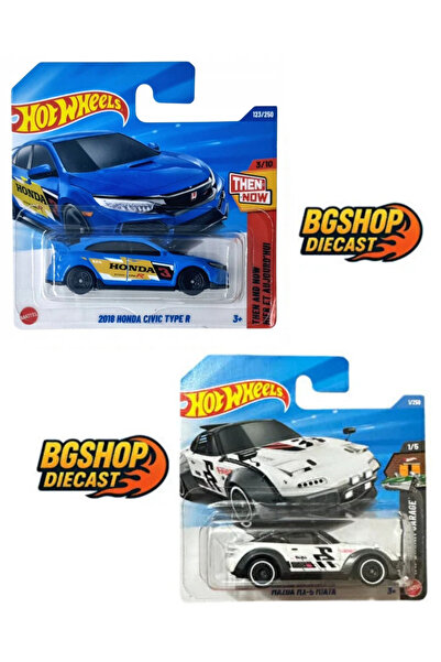 HOT WHEELS 2026 Case - Mazda MX-5 Miata - 2018 Honda Civic Type R