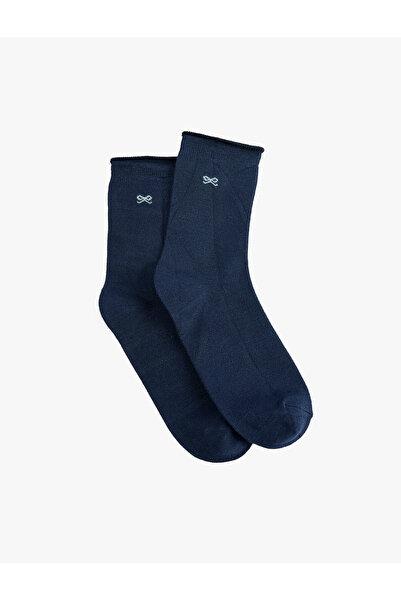 Koton Kurdele Printed Viscose Socks