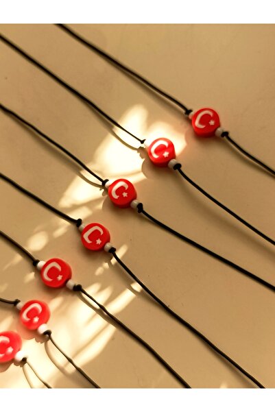 GHL STORY Ay Yıldız Türk Bayraklı Bileklik (23 Nisan-29 Ekim-Karne Hediyesi )...