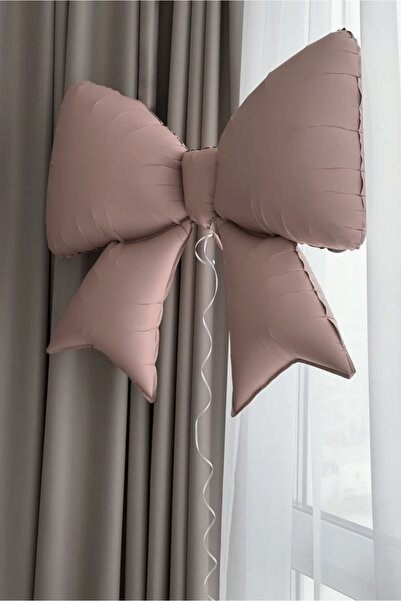 Bunloon Retro Pink Ribbon Foil Balloon 98X75 cm Birthday Party Balloon