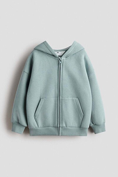 H&M Oversized zip-through hoodie