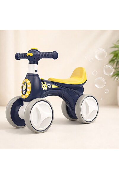 OEM Bicicletă fără pedale pentru copii cu 4 roți, lumini, muzică și baloane d...