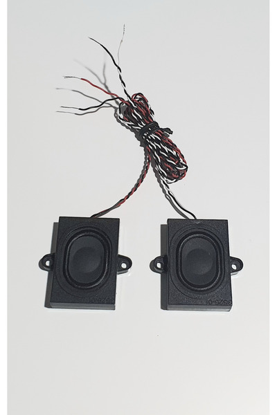 ÇETİNNET BİLİŞİM Hoparlör 2W 4 Ohm 30x43mm 50cm Açık Uçlu Kablolu Çift Mini S...