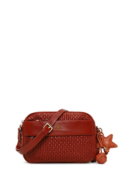 Derimod Women's Dark Orange Long Strap Crossbody Bag 26Pbd245418