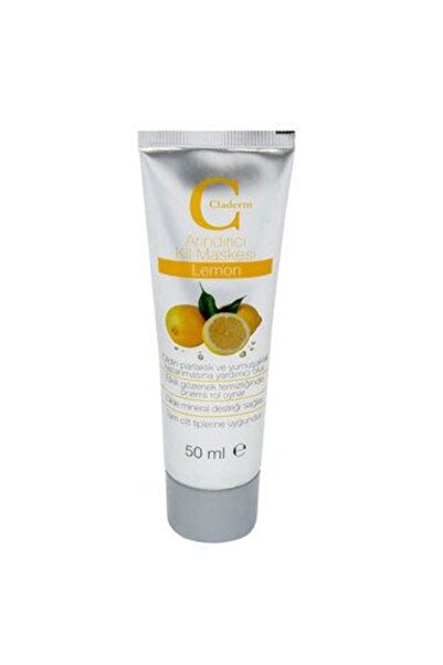 MATMEL 4 قطع من قناع الطين بالليمون من كلاديرم 50 مل