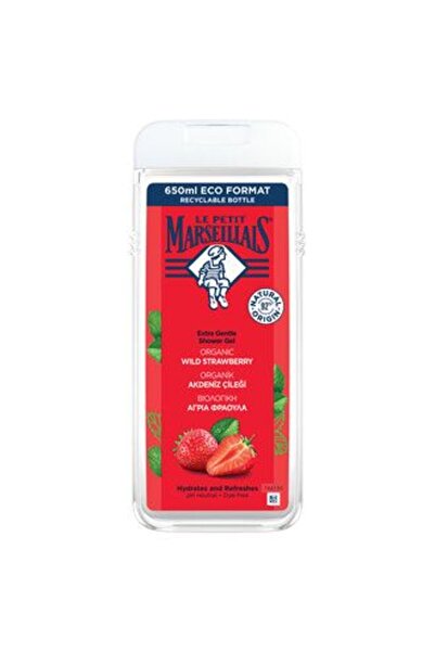 Le Petit Marseillais 1 Piece Shower Gel Mediterranean Strawberry 650 ml