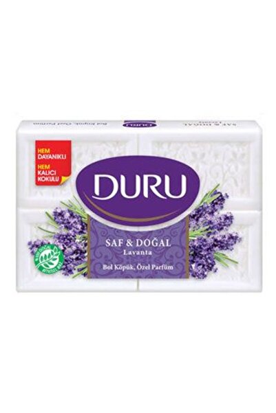 Duru 6 Pieces of Pure & Natural Lavender Bar Soap 600 g