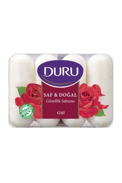 Duru 5 Pieces of Beauty Soap Pure & Natural Rose 4X70 g